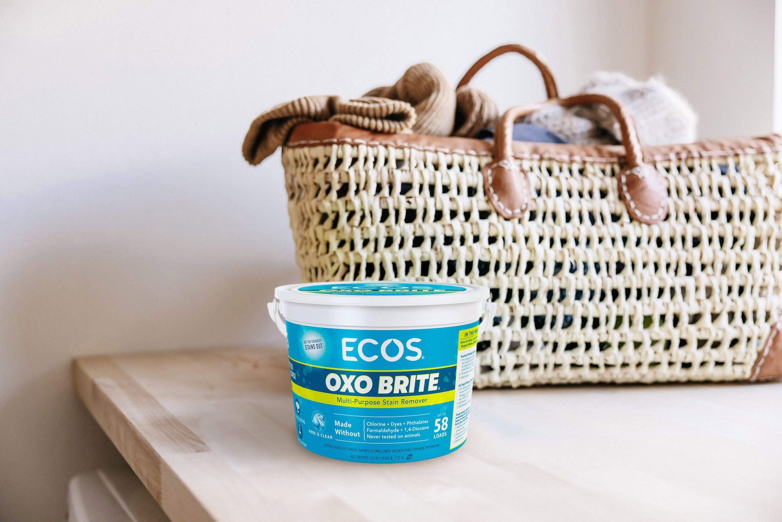 Basket of Clothes with OxoBrite