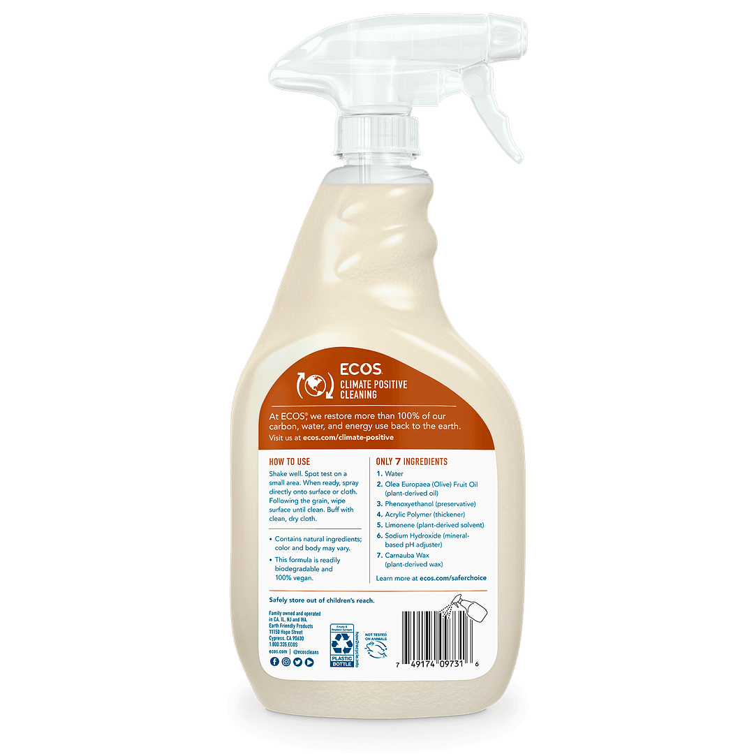 ECOS Furniture Polish Back