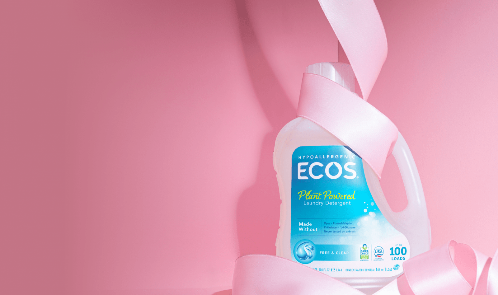 Bottle Of Environmentally Friendly Laundry Detergent